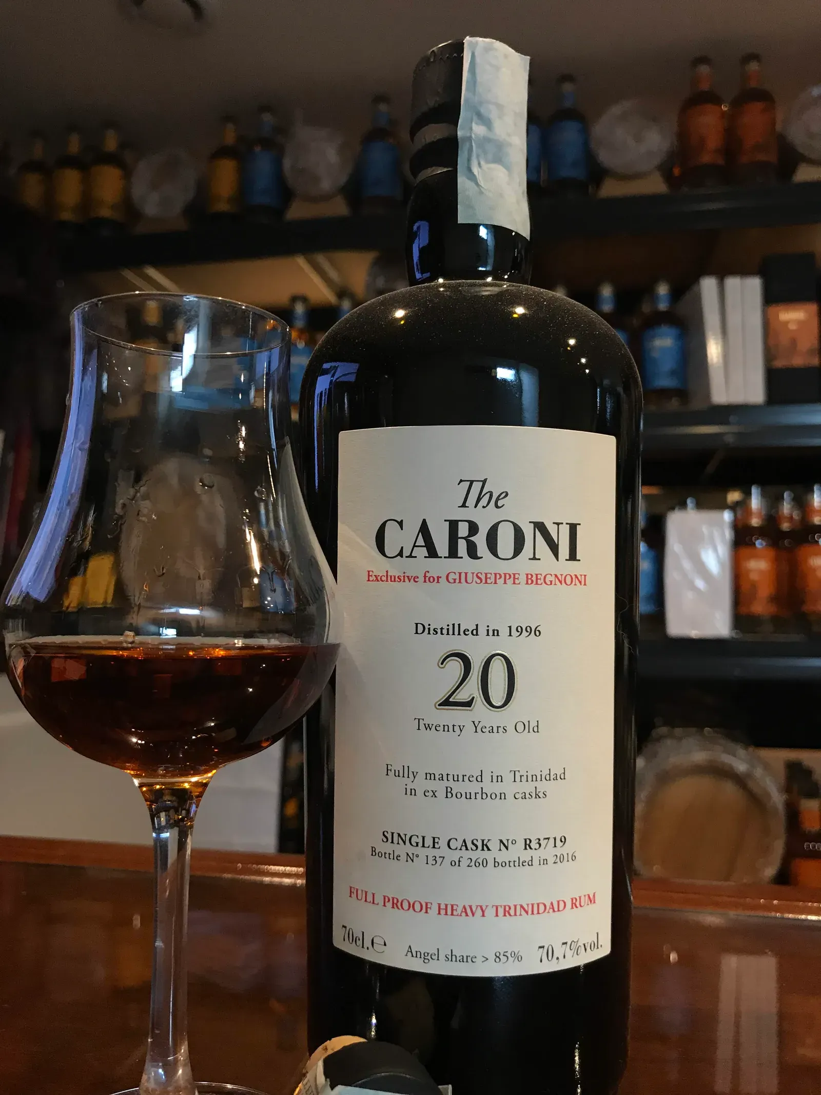 Caroni 20-year-old, Begnoni / Gargano selection